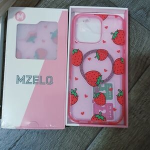 Pink Strawberry Phone Case